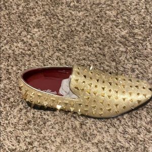 Spike Gold Men Shoes